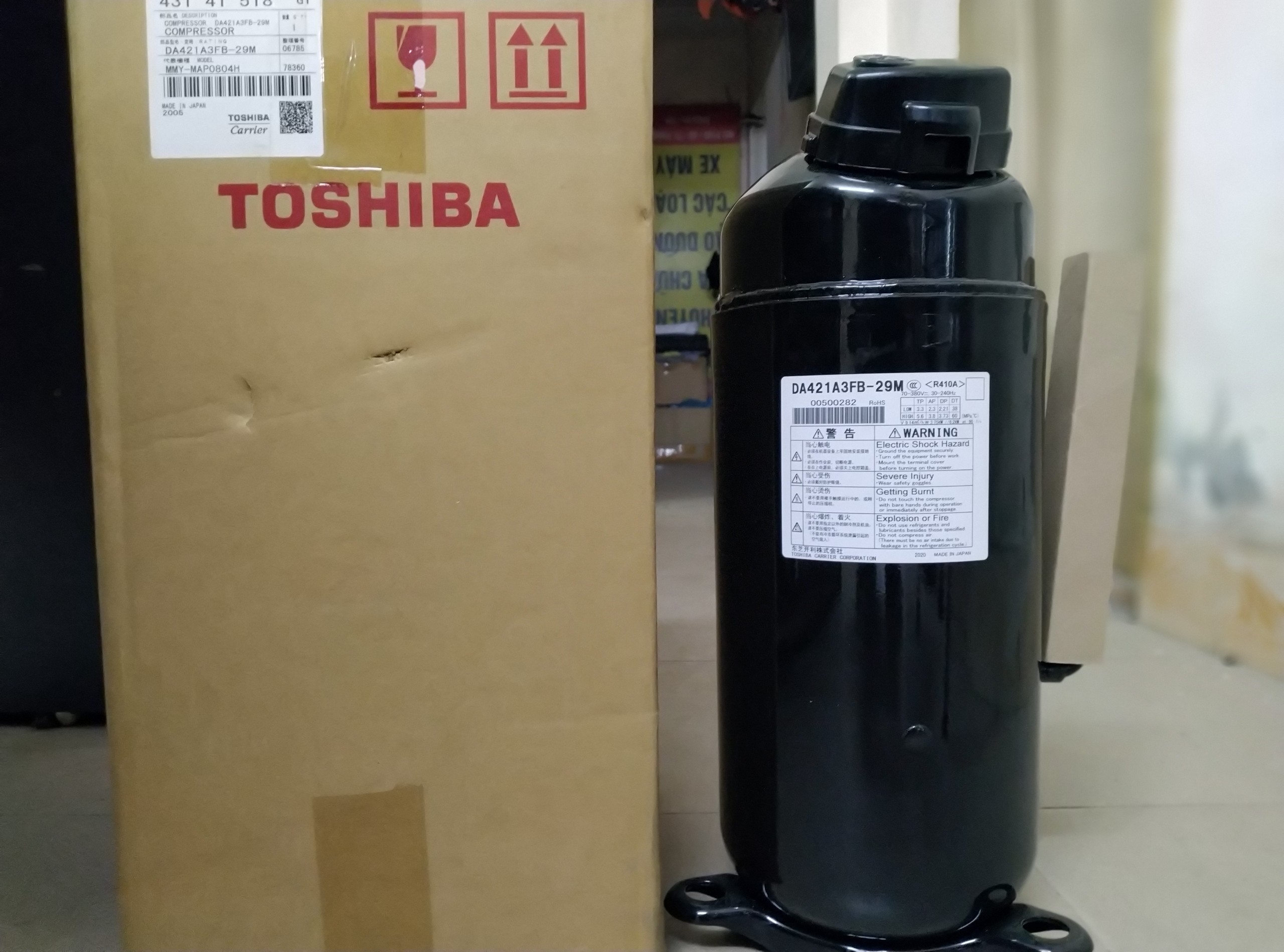 Máy nén VRF Toshiba DA421A3FB - 29M, 43141518