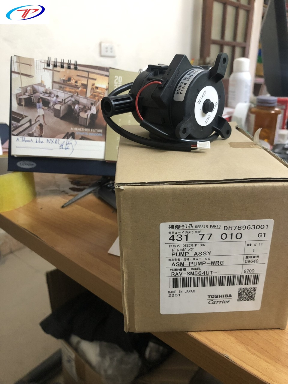 Motor van tiết lưu PMV dàn lạnh VRV Toshiba 43177011, 43146743, 43152516