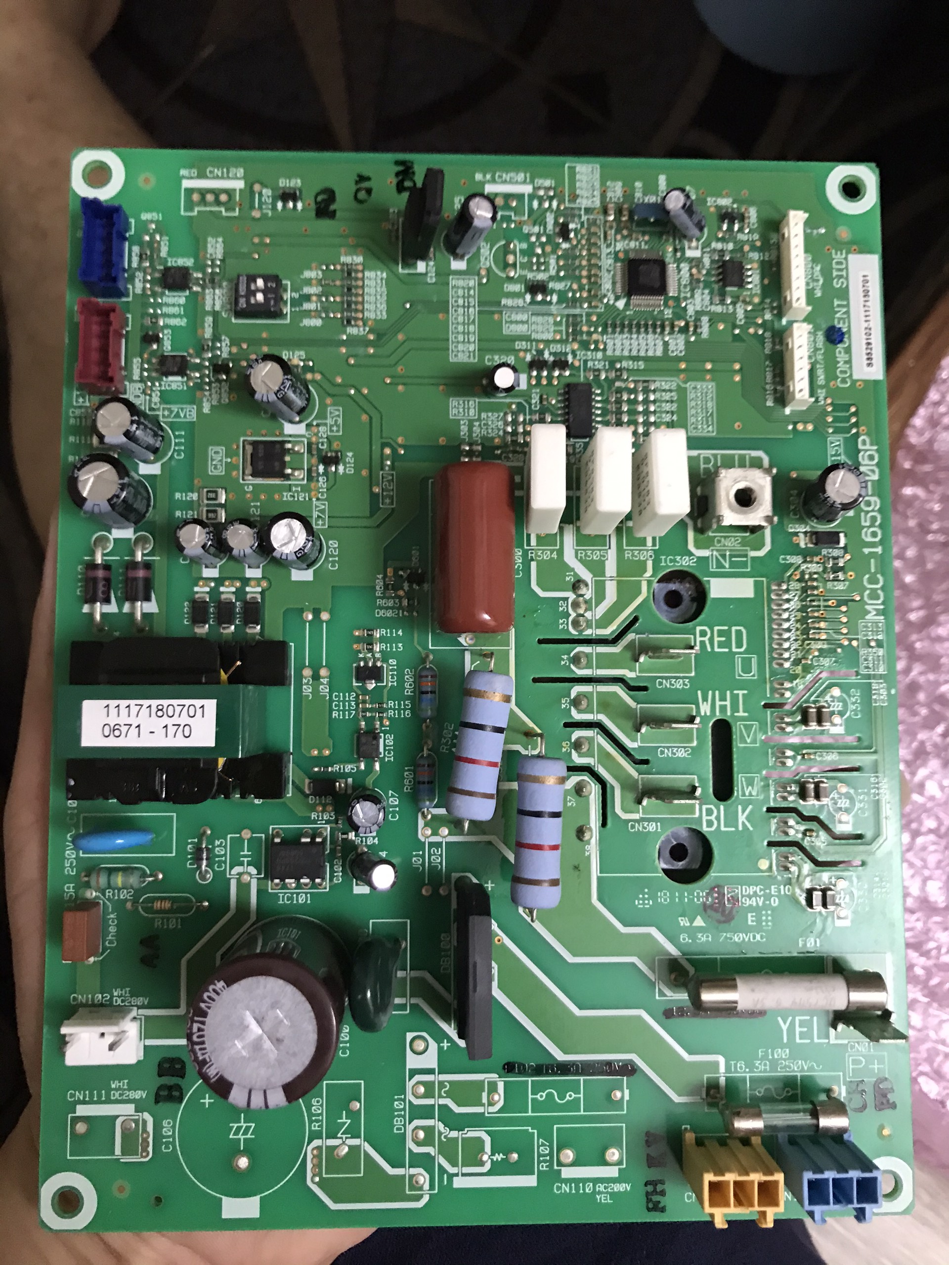 Bo quạt MCC-1659 PC BOARD ASSY, FAN IPDU, MCC-1659, 43T6V627